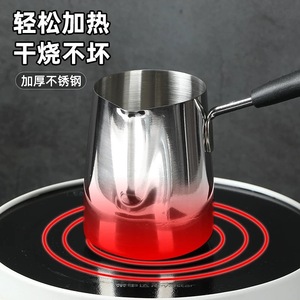 Espumador de leche de acero inoxidable de 350 ml, 600 ml, 1000 ml con boquilla para arte latte y derretir cera - Product Image 3