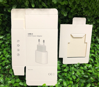 Boîtes d'emballage pour chargeurs de téléphone en matériaux recyclés, gaufrées, à prix de gros, avec impression personnalisée et chargeur USB Type-C
