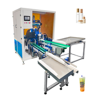 Machine d'impression sérigraphique cylindrique monocouleur entièrement automatique à séchage UV LED pour bouteilles en verre et gobelets en papier, directement de l'usine