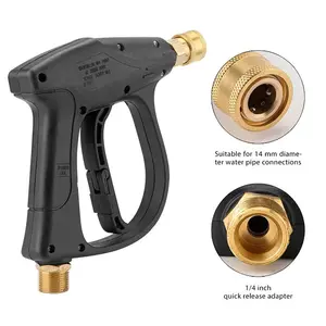 High Pressure Washer Gun High Pressure Washer Short Spray Gun Car Wash 3000 Psi