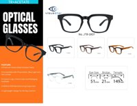 Montures de lunettes optiques carrées surdimensionnées en acétate TR, monture large pleine pour hommes et femmes, lunettes de vue OEM ODM