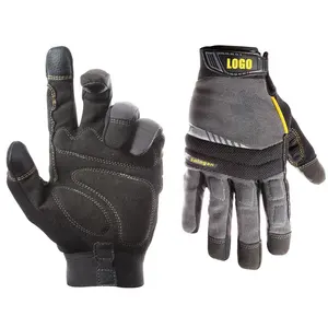 anti skid vinger Suppliers-Black Touch Vinger Hoge Prestaties Mechanica Tactische Handschoenen