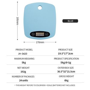 Oem kỹ thuật số điện tử thông minh Nhà bếp quy mô thực phẩm có trọng lượng Quy mô-Thích hợp cho trọng lượng hộ gia đình nhà bếp thành phần - Product Image 5