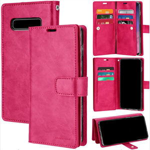 GSCASE Smartphone Card Storage flip wallet étui de téléphone <span class=keywords><strong>en</strong></span> cuir avec porte-cartes pour <span class=keywords><strong>samsung</strong></span> galaxy z pour Galaxy S10 5G - Product Image 1