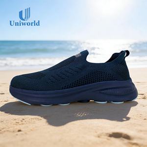 Uniworld Indonesia OEM - Zapatillas Minimalistas Sin Cordones para Hombre, Zapatos con Parte Superior de Tejido Flexible para Explorar la Ciudad, Fin de Semana y Playa - Product Image 1