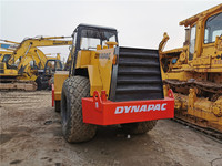 Rouleau compresseur pneumatique professionnel Dynapac CA 301 d'occasion, à tambour unique, moteur électrique/essence, 82 kW, 15 000 kg, équipement lourd