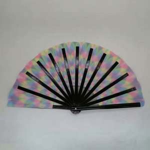 Abanico de Bambú Grande Personalizado de 33 cm, Ecológico, Pintado con Diseño Tai Ji Kung Fu, para Decoración del Hogar o Manualidades de Estilo Festivo - Product Image 6