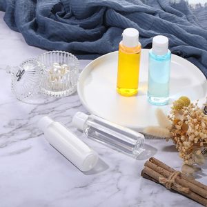 Bouteille en plastique ronde PET pour gel douche, produits de salle de bain en gros, soins de la peau, cosmétiques, maquillage - Product Image 3