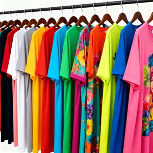 Vestido largo de camiseta de mujer de estilo africano colorido, suelto y de moda - Product Image 2