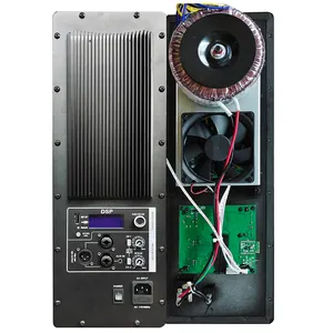 Módulo de amplificador de potência, precisão, pro audio apd 15 polegadas 45ow dsp bt, bi-amp, classe h, amplificador