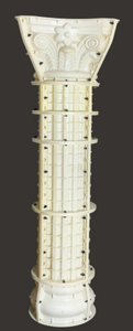 Molde de columna romana de la Iglesia Europea, decoración exterior, columna romana, moldes de hormigón de plástico, molde de cemento de plástico duradero a la venta - Product Image 6