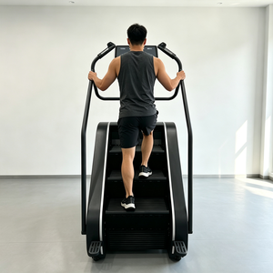Appareil de fitness commercial pour grimper les escaliers, <span class=keywords><strong>machine</strong></span> de musculation magnétique, 0-15 niveaux, vitesse réglable, 15-164 pas/min, charge maximale 160 kg, simulateur d'escalade - Product Image 5