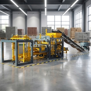 Machine à fabriquer des blocs bibo High ROI QT4-15s entièrement automatique pour un démarrage rapide de l'activité de briquetterie - Product Image 1