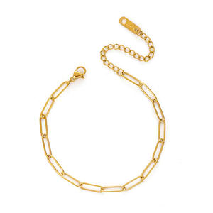Gold Plated Long O Chain Bracelet for Women Stainless Steel Cross Chain Fashion Hand <strong>Jewelry</strong> Wholesale <strong>Jewelry</strong> <strong>Sourcing</strong> <strong>Agent</strong> - Product Image 4