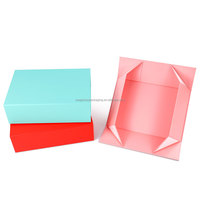 Rosa Blanko Rote Handgehaltene Papier-Faltbare Magnetische Geschenkbox Verpackung Recycelbare Öko Große Geschenkkartonagen
