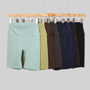 Pantalon de yoga et d'entraînement pour femme grande taille, en Spandex/Nylon, effet seconde peau, compression, taille haute, avec poches - Product Image 1