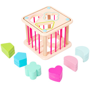 Cubo Educativo Multifunzionale <span class=keywords><strong>per</strong></span> <span class=keywords><strong>Bambini</strong></span>, Gioco <span class=keywords><strong>di</strong></span> Abbinamento Forme <span class=keywords><strong>per</strong></span> lo Sviluppo della Motricità Fine - Product Image 5