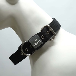Collar Ajustable para Perro con Acolchado, Color Personalizado, Estilo Táctico de Nailon, Hebilla Metálica, Cintas Impresas, Resistente para Perros de Raza Grande LU - Product Image 4