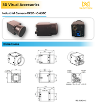 Cámara Industrial Compacta CMOS de Alta Resolución de 6.3MP, Anti-Vandalismo, para Luz Estructurada 3D y Escáneres 3D