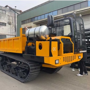 Caminhões Mini <span class=keywords><strong>Dumper</strong></span> de Esteira de 8 Toneladas com Esteira de Borracha para Venda Quente - Product Image 5