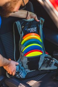 Sac à dos de disc-golf de grande capacité, échantillon gratuit, sacs de disc-golf durables pour unisexe, sacs de golf légers et durables - Product Image 4