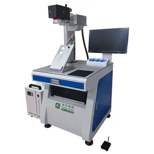 Competitive Price 5 Watt JPT UV Laser QR Code Plastic Logo UV Laser Marking Machine 3W With Rotary