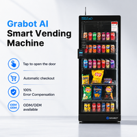 Distributeur automatique robuste 480L avec armoire métallique, combinaison snacks et boissons, paiement par carte, surveillance à distance 4G, refroidisseur intelligent IA