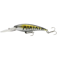 Leurre dur flottant Minuno à longue queue de 9 cm/7 g avec perles sonores internes et streamer, en ABS, pour la pêche en mer et la pêche à la carpe