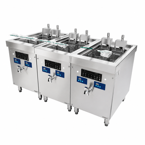 <span class=keywords><strong>Friteuse</strong></span> professionnelle électrique en acier inoxydable avec élévateur de panier automatique, contrôle de la température et réservoir de 38L - Product Image 4