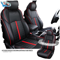 Housse de siège de voiture complète en cuir imperméable et résistant à l'usure Tuheng pour Subaru Crosstrek Impreza Forester Outback 2009-2024 Luxe