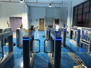 Ankuai akt321 kiểm soát truy cập điện tử Swing rào cản Tốc độ cửa quay với hệ thống an ninh mặt nhận dạng vân tay - Product Image 6