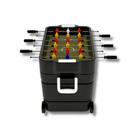 Glacière isotherme portable avec logo personnalisé, en forme de ballon de football, avec roues, pour boissons, idéale pour le camping