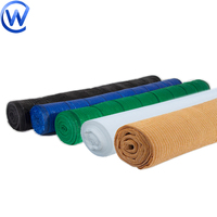 Filet d'ombrage pour serre de légumes, résistant, 75% noir, vert, jaune, média Sombra 2x50, filet tricoté Raschel pour ferme