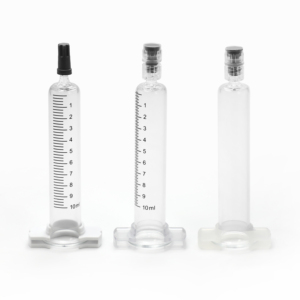 Seringue stérile de 5 ml (5 <span class=keywords><strong>cc</strong></span>) en verre borosilicate avec embout Luer Lock et butée arrière pour acide hyaluronique - Product Image 2