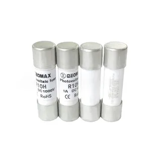 10x38 30KA Time Delay Cartridge Type Ceramic Fuse 1A 2A 3A 4A 5A 6A 8A 10A 15A 20A 25A 30A 1000V DMI Fuse