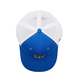 โรงงานผลิตหมวกแก๊ปแบบ OEM ODM 6 แผง ทรง Trucker แบบกำหนดเอง สไตล์ Richardson 112 พร้อมโลโก้ป้ายยาง โพลีเอสเตอร์ตาข่าย หมวกกีฬาสองสี - Product Image 5