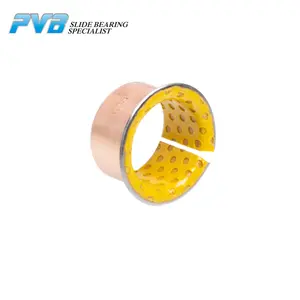 PAP P20 Composite Plain Bearing SF-2 DX Sliding Bearing POZ Oilless Self Lubricating Bushes POM Coated Sleeve Bushing Bearing