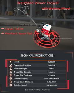 ผลิตในประเทศจีน ขนาด 1000 มม. พร้อมล้อ เครื่องปาดคอนกรีตแบบใช้น้ำมันเบนซิน เครื่องปาดถนนแบบเฮลิคอปเตอร์ เครื่องปาดคอนกรีตประสิทธิภาพสูง - Product Image 6