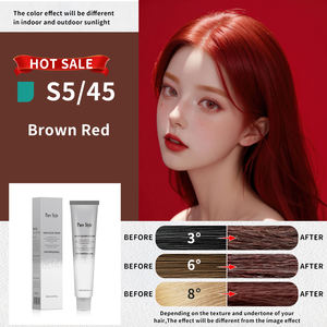 Purgaya krim warna rambut aman dan sehat, amonia rendah untuk pewarnaan lembut - Product Image 2