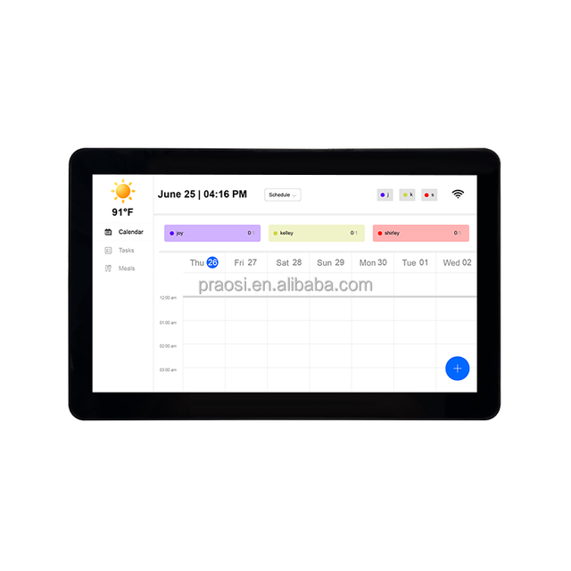 2026 New Arrival 15.6 Inch IPS Touch Screen Android Smart Digital Calendar WiFi Calendars with Mobile App Control