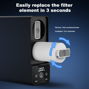 Filtración de agua Ro de 4 etapas debajo del fregadero, sistema de ósmosis inversa sin tanque doméstico <span class=keywords><strong>alcalino</strong></span>, <span class=keywords><strong>filtro</strong></span> de agua - Product Image 5