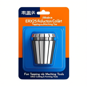 TTAKE ERX25 Bright Uncoated Reduction Collet for Tapping and <b>Machining</b> Tools Made in Italy - Product Image 2