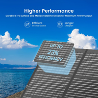 Panneau solaire portable pliable GNCC SolarNova 400W, léger, sortie USB + DC, alimentation de secours pour le camping, la randonnée, les camping-cars