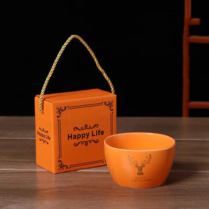 Mass Customization <b>Cheap</b> Business Wedding <b>Gift</b> 1 2 4 6pcs Ceramic Bowl Set with <b>Box</b> - Product Image 1