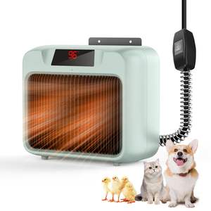 Calentador de casa para perros para uso en exteriores e interiores-600W/300W Calefacción segura y eficiente para casas de mascotas, gallineros, casetas de conejos - Product Image 1
