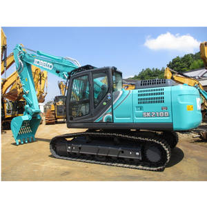 Excavadora de orugas Kobelco Sk210d de 21 toneladas usada, excavadora de orugas hidráulica de segunda mano original fabricada en Japón - Product Image 2