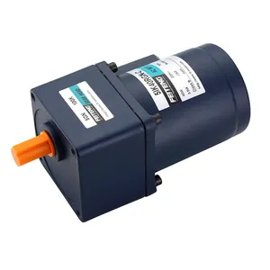 Reversible ac motor with fan brake keyway shaft