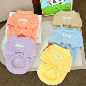 Ropa cálida para mascotas para perros y gatos Otoño Invierno ropa para perros camisas de lana cachorro gato abrigo chaqueta mascotas perro suéteres - Product Image 4