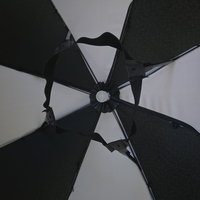 Petit chapeau parapluie mains libres de 30 cm avec sangle réglable, coupe-vent, imperméable, protection solaire et pluie pour extérieur, cadeaux d'affaires, manuel