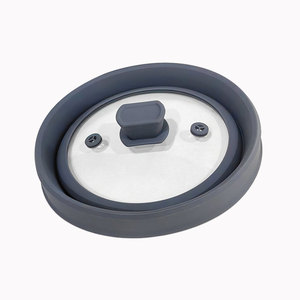 נפלא 11.8in צלחת קריסה מכסה מכסה מכסת זכוכית סיליקון מיקרוגל כיסוי מגן 30 ס "מ 30 ס" מ - Product Image 6